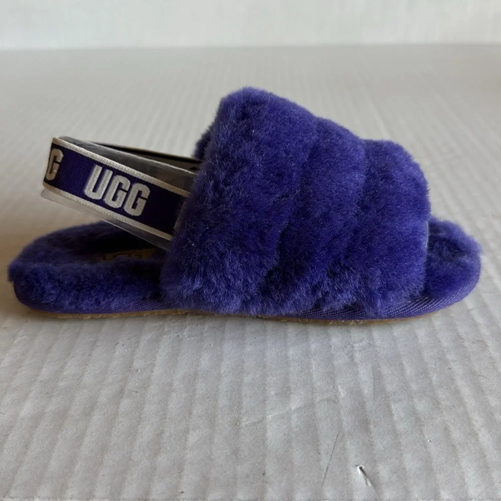 NWOT Ugg Purple Fluff Yeah Slides